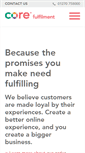 Mobile Screenshot of corefulfilment.com